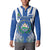 El Salvador Button Sweatshirt Turquoise-Browed Motmot With Coat Of Arms - Wonder Print Shop