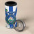 El Salvador 4 in 1 Can Cooler Tumbler Turquoise-Browed Motmot With Coat Of Arms - Wonder Print Shop