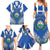 El Salvador Family Matching Summer Maxi Dress and Hawaiian Shirt Turquoise-Browed Motmot With Coat Of Arms - Wonder Print Shop