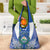 El Salvador Grocery Bag Turquoise-Browed Motmot With Coat Of Arms