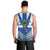 El Salvador Men Tank Top Turquoise-Browed Motmot With Coat Of Arms - Wonder Print Shop