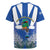 El Salvador Rugby Jersey Turquoise-Browed Motmot With Coat Of Arms - Wonder Print Shop