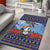 Barbados Christmas Area Rug Pelican With Poinsettia - Wonder Print Shop