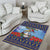 Barbados Christmas Area Rug Pelican With Poinsettia - Wonder Print Shop