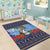 Barbados Christmas Area Rug Pelican With Poinsettia - Wonder Print Shop