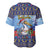 Barbados Christmas Baseball Jersey Pelican With Poinsettia - Wonder Print Shop