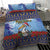 Barbados Christmas Bedding Set Pelican With Poinsettia - Wonder Print Shop