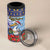 Barbados Christmas 4 in 1 Can Cooler Tumbler Pelican With Poinsettia - Wonder Print Shop