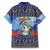 Barbados Christmas Family Matching Puletasi and Hawaiian Shirt Pelican With Poinsettia - Wonder Print Shop