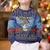 Barbados Christmas Kid Ugly Christmas Sweater Pelican With Poinsettia - Wonder Print Shop