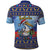 Barbados Christmas Polo Shirt Pelican With Poinsettia - Wonder Print Shop