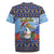 Barbados Christmas Rugby Jersey Pelican With Poinsettia - Wonder Print Shop