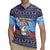 Barbados Christmas Rugby Jersey Pelican With Poinsettia - Wonder Print Shop