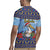 Barbados Christmas Rugby Jersey Pelican With Poinsettia - Wonder Print Shop