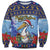 Barbados Christmas Sweatshirt Pelican With Poinsettia - Wonder Print Shop