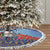 Barbados Christmas Tree Skirt Pelican With Poinsettia - Wonder Print Shop