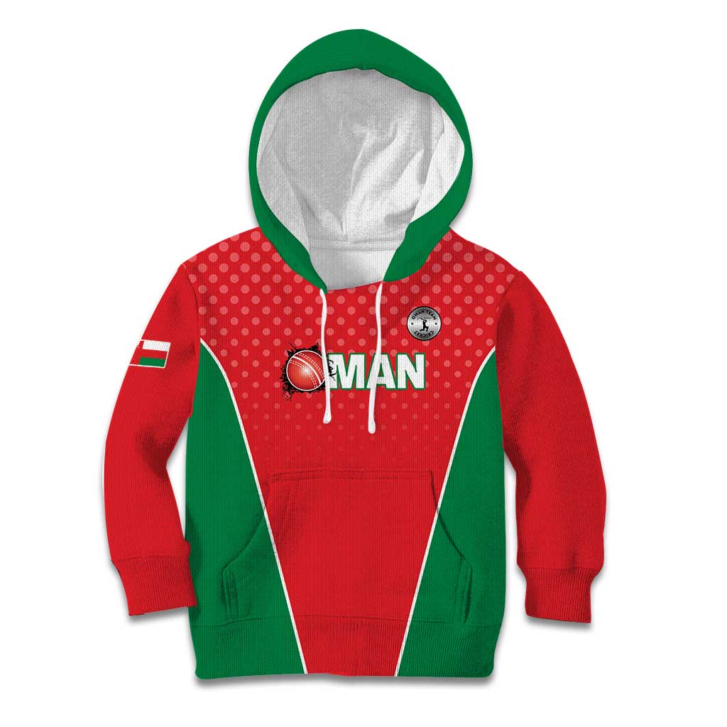 Custom Oman Cricket Kid Hoodie We Are Champions - Wonder Print Shop