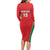 Custom Oman Cricket Long Sleeve Bodycon Dress We Are Champions - Wonder Print Shop