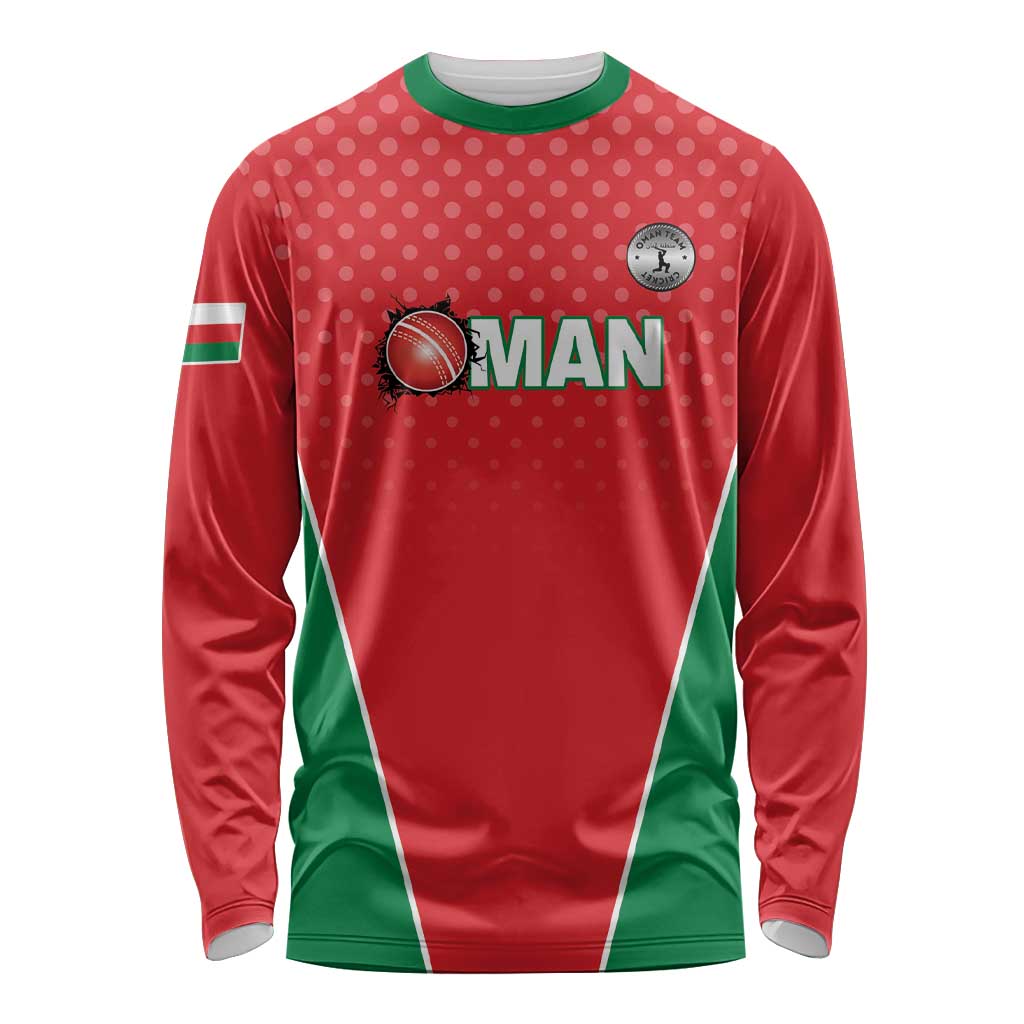 Custom Oman Cricket Long Sleeve Shirt We Are Champions - Wonder Print Shop