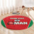 Custom Oman Cricket Round Carpet We Are Champions