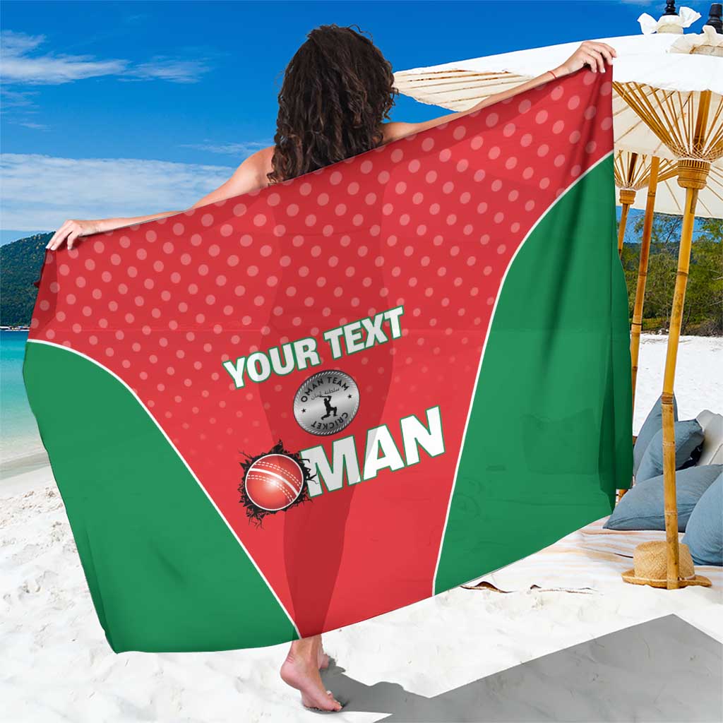 Custom Oman Cricket Sarong We Are Champions