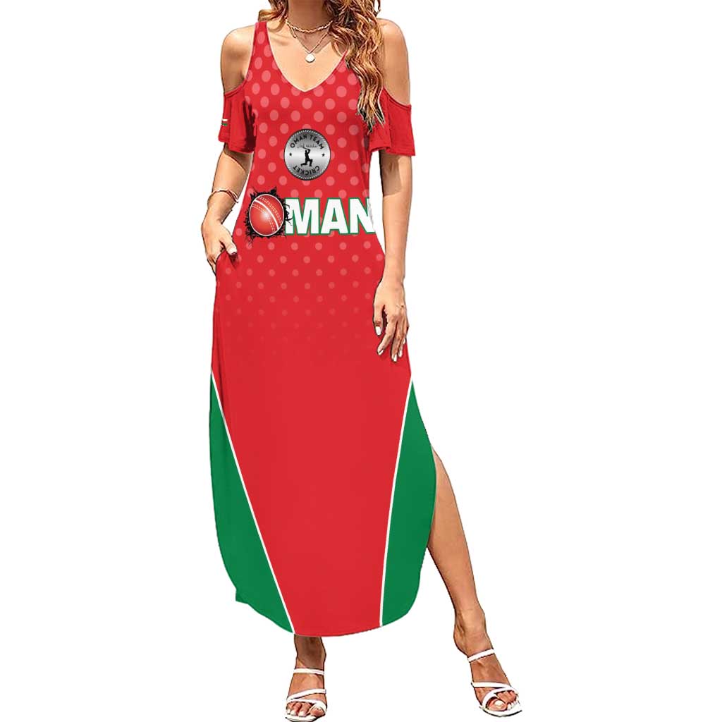 Custom Oman Cricket Summer Maxi Dress We Are Champions - Wonder Print Shop