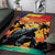 Personalised Seychelles Aldabra Giant Tortoise Area Rug Beach Sunset - Wonder Print Shop