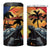 Personalised Seychelles Aldabra Giant Tortoise 4 in 1 Can Cooler Tumbler Beach Sunset - Wonder Print Shop