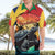 Personalised Seychelles Aldabra Giant Tortoise Hawaiian Shirt Beach Sunset - Wonder Print Shop