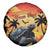 Personalised Seychelles Aldabra Giant Tortoise Spare Tire Cover Beach Sunset - Wonder Print Shop