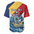 Personalised Seychelles Sailfish Baseball Jersey With Coat Of Arms - Wonder Print Shop