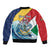 Personalised Seychelles Sailfish Bomber Jacket With Coat Of Arms - Wonder Print Shop