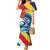 Personalised Seychelles Sailfish Family Matching Mermaid Dress and Hawaiian Shirt With Coat Of Arms - Wonder Print Shop