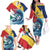 Personalised Seychelles Sailfish Family Matching Off The Shoulder Long Sleeve Dress and Hawaiian Shirt With Coat Of Arms - Wonder Print Shop