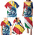 Personalised Seychelles Sailfish Family Matching Puletasi and Hawaiian Shirt With Coat Of Arms - Wonder Print Shop