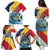 Personalised Seychelles Sailfish Family Matching Puletasi and Hawaiian Shirt With Coat Of Arms - Wonder Print Shop