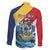 Personalised Seychelles Sailfish Family Matching Puletasi and Hawaiian Shirt With Coat Of Arms - Wonder Print Shop