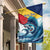 Personalised Seychelles Sailfish Garden Flag With Coat Of Arms - Wonder Print Shop