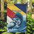 Personalised Seychelles Sailfish Garden Flag With Coat Of Arms - Wonder Print Shop