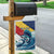 Personalised Seychelles Sailfish Garden Flag With Coat Of Arms - Wonder Print Shop