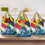 Personalised Seychelles Sailfish Grocery Bag With Coat Of Arms