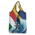 Personalised Seychelles Sailfish Grocery Bag With Coat Of Arms