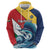 Personalised Seychelles Sailfish Hoodie With Coat Of Arms - Wonder Print Shop