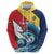 Personalised Seychelles Sailfish Hoodie With Coat Of Arms - Wonder Print Shop