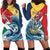 Personalised Seychelles Sailfish Hoodie Dress With Coat Of Arms - Wonder Print Shop