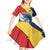 Personalised Seychelles Sailfish Kid Short Sleeve Dress With Coat Of Arms - Wonder Print Shop