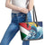 Personalised Seychelles Sailfish Leather Tote Bag With Coat Of Arms - Wonder Print Shop