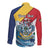 Personalised Seychelles Sailfish Long Sleeve Button Shirt With Coat Of Arms - Wonder Print Shop