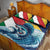 Personalised Seychelles Sailfish Quilt Bed Set With Coat Of Arms - Wonder Print Shop