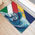 Personalised Seychelles Sailfish Rubber Doormat With Coat Of Arms - Wonder Print Shop